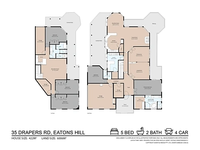 35 Drapers Road, Eatons Hill, QLD 4037, 5房, 2浴, Lifestyle Section