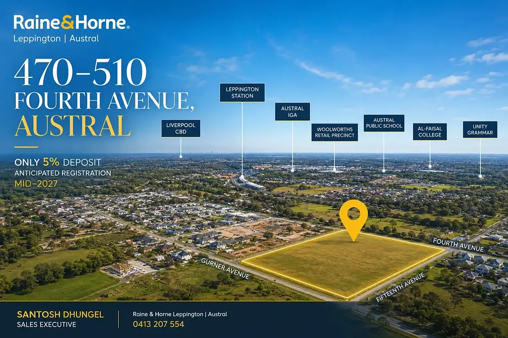 Austral 470-510 FOURTH AVENUE, AUSTRAL Premium Land Release | Anticipated Mid-2027 Registration