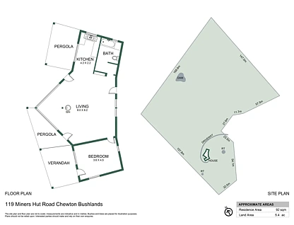 119 Miners Hut Road, Chewton Bushlands, VIC 3451, 1 ਕਮਰੇ, 1 ਬਾਥਰੂਮ, House