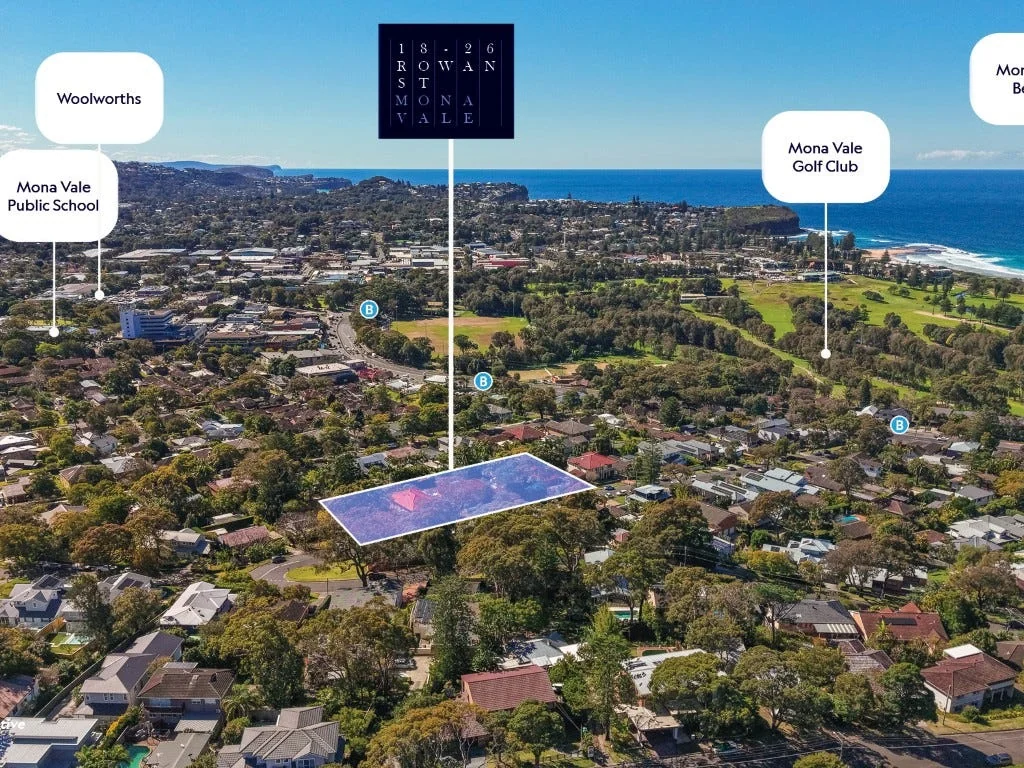 Mona Vale 悉尼北滩标志性5,059平方米超级地块 Landmark 5,059sqm Sydney Northern Beaches Super Site