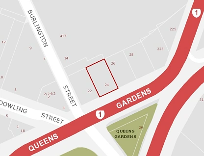 24 Queens Gardens, Dunedin Central, Dunedin City, 0 રૂમ, 1 બાથરૂમ