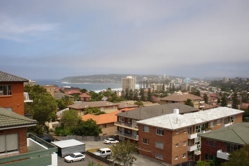 Views to Manly with Huge entertainer deck