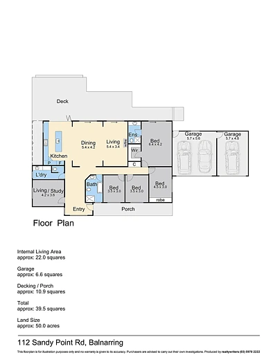112 Sandy Point Road, Balnarring, VIC 3926, 4房, 2浴, Lifestyle Section