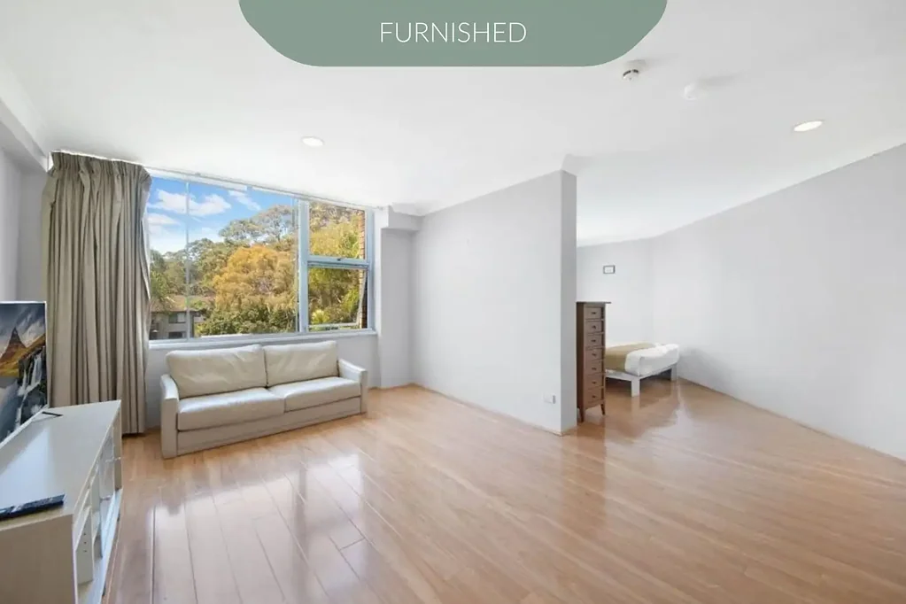 Fully Furnished One Bedroom Apartment with Oversized Modern Interior