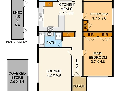 1 Burchett Street, Monbulk, VIC 3793, 3房, 1浴, 独立屋