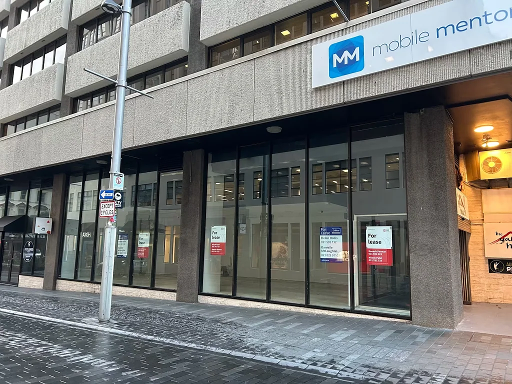Auckland Central CBD Corner Retail - 97sqm Ground Floor