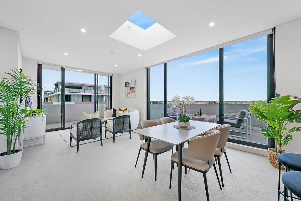 Arncliffe Oversized North-East Facing Apartment with Dual Balconies and Water Views