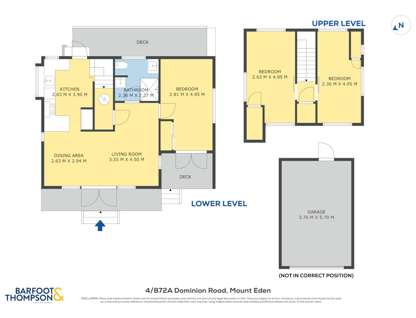 4/872A Dominion Road, Mt Eden, Auckland City, Auckland, 3房, 1浴, 城市屋