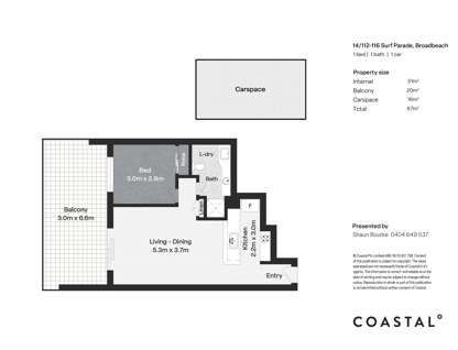 14/112-116 Surf Parade, Broadbeach, QLD 4218, 1 Bedrooms, 1 Bathrooms, Apartment