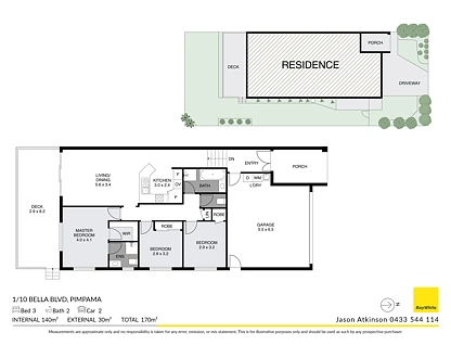 1/10 Bella Boulevard, Pimpama, Gold Coast, 3 침실, 2 욕실, Apartment