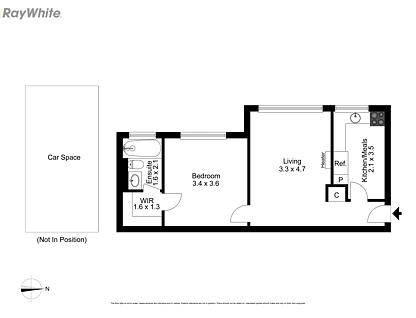 6/612 Moreland Road, Brunswick West, North Melbourne, 1 कमरे, 1 बाथरूम, Apartment