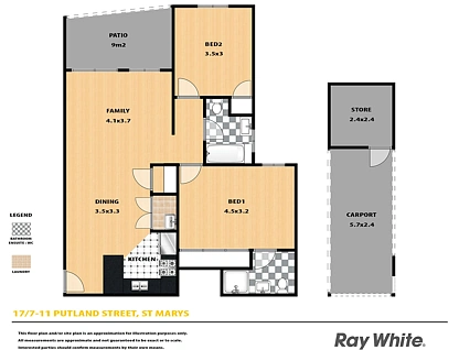 17/7-11 Putland Street, St Marys, Outer Western Sydney, 2 कमरे, 2 बाथरूम, Apartment