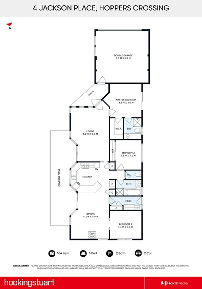 4 Jackson Place, Hoppers Crossing, VIC 3029, 3 Bedrooms, 2 Bathrooms, House