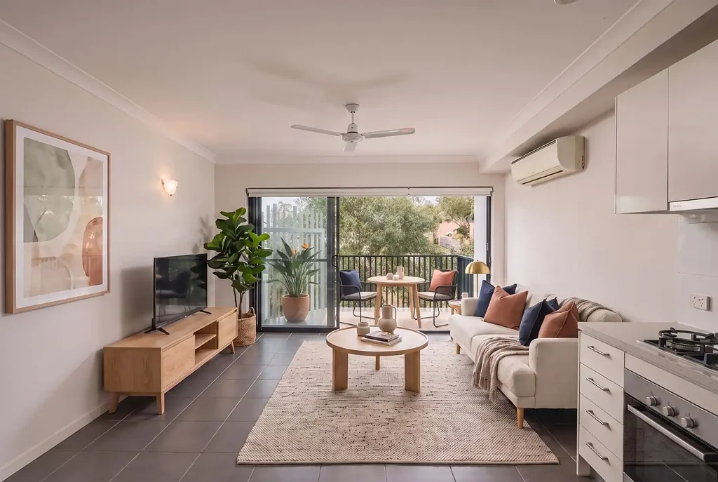 Kelvin Grove 1कमरा Modern Top-Floor Apartment