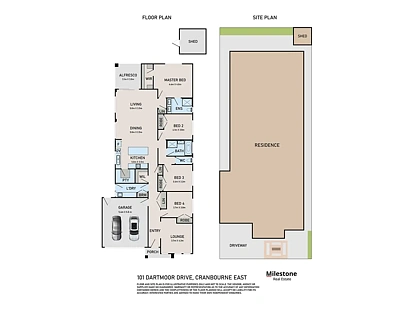 101 Dartmoor Drive, Cranbourne East, VIC 3977, 4 રૂમ, 2 બાથરૂમ, House