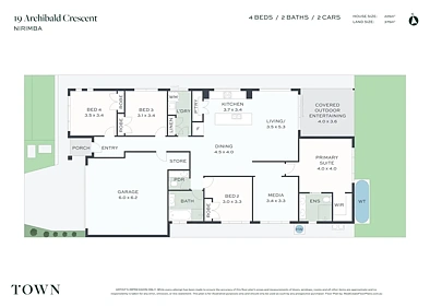 19 Archibald Crescent, Nirimba, QLD 4551, 4 રૂમ, 2 બાથરૂમ, House