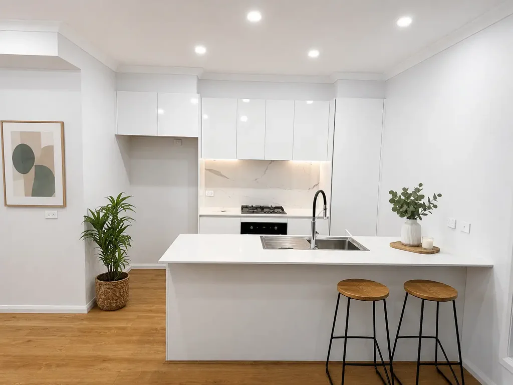 Brand-New Four-Bedroom Home with Guest Suite, Two Living Areas, Low-Maintenance Garden & Balcony