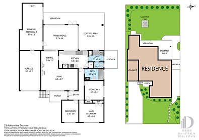 Plano ng Bahay - 23 Adelyn Avenue, Donvale, VIC 3111