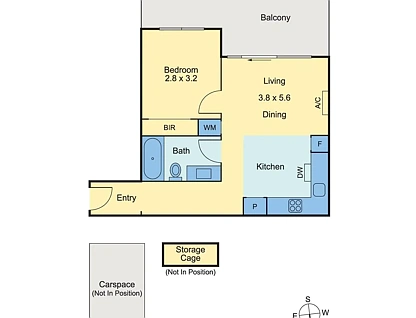 301/12-18 Martin Street, St Kilda, Melbourne CBD, 1 कमरे, 1 बाथरूम, Apartment
