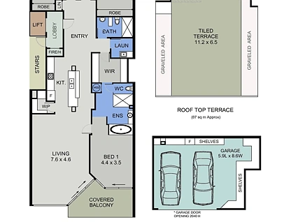 503/12-24 William Street, Port Macquarie, NSW 2444, 3 침실, 2 욕실, Unit