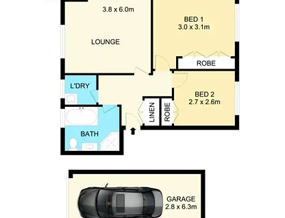 16/132 Lethbridge Street, Penrith, Outer Western Sydney, 2 Bedrooms, 1 Bathrooms, Unit