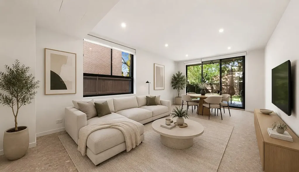 Five-bedroom townhouse with stylish renovation and leafy courtyard living
