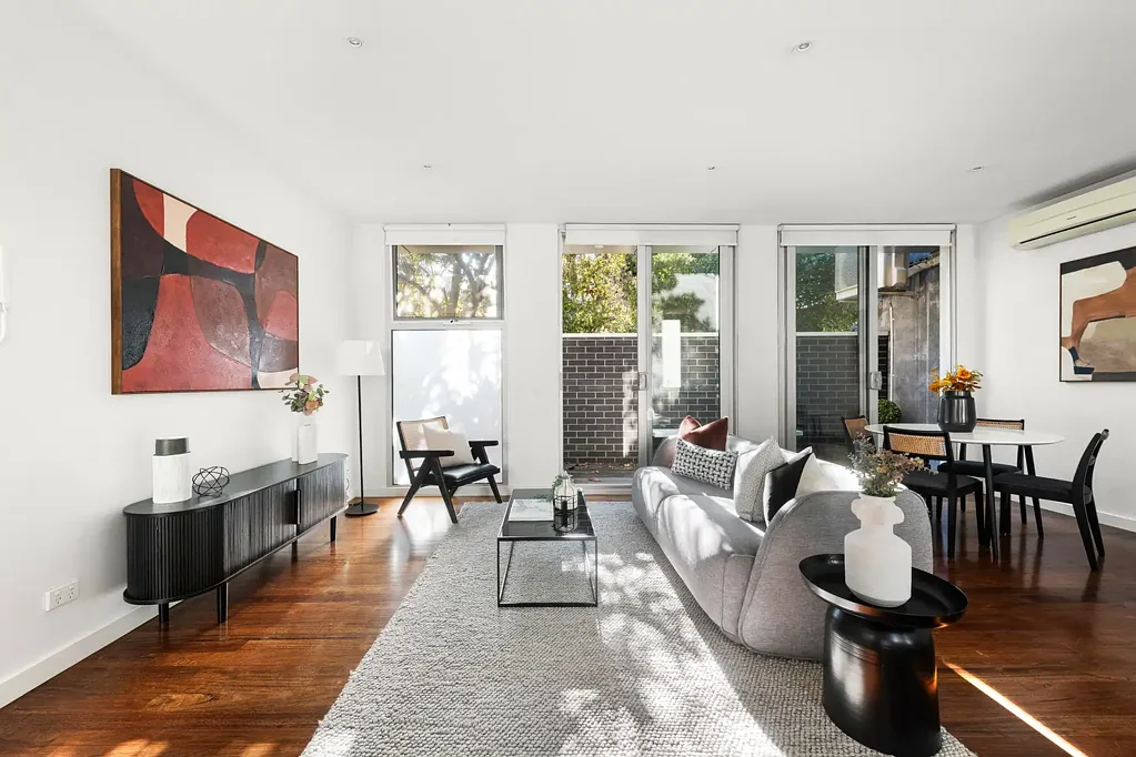 South Yarra 1બેડરૂમ Stylish Designer Apartment in Prime South Yarra Location