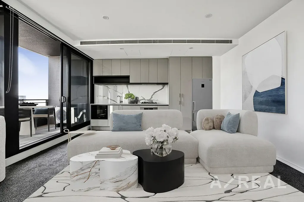 West Melbourne 1 Slaapkamer Style, Space and Skyline Views in West Melbourne