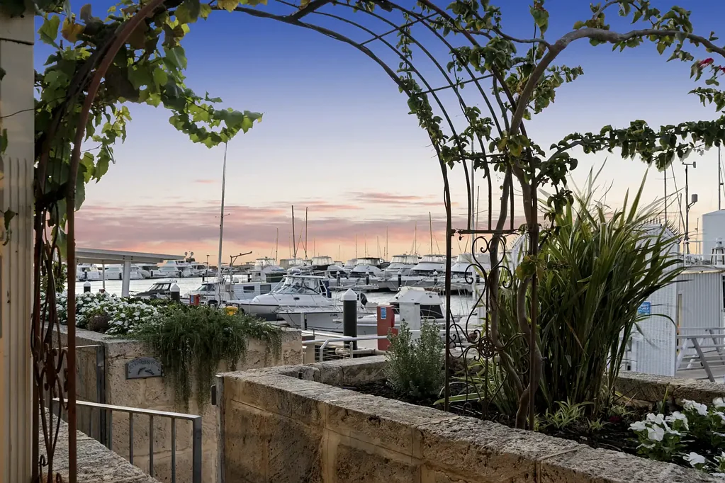 Uninterrupted views across Hillarys Marina