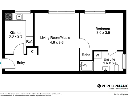 1/117 Rathmines Street, Fairfield, VIC 3078, 1房, 1浴, 整租公寓