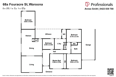 68 Fouracre Street, Waroona, WA 6215, 7 Kuwarto, 3 Banyo, Apartment