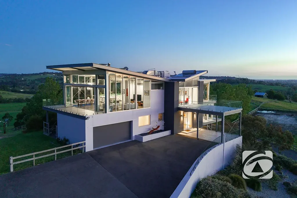 Lysterfield 4 Bedroom A One-of-One Architectural Masterpiece on 33 Acres with Bay Views