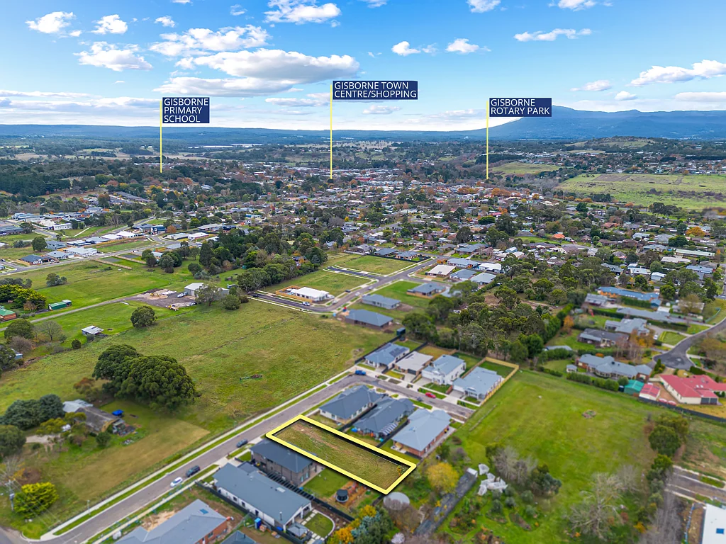Gisborne IDEAL BUILDING BLOCK IN NEW SUBDIVISION ALONG WILLOWBANK ROAD ON 833m2