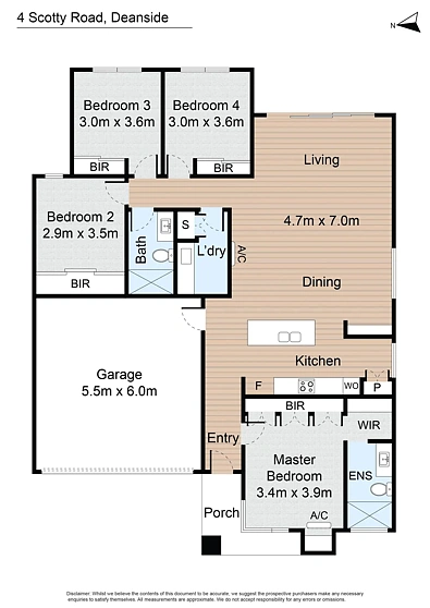 4 Scotty Road, Deanside, VIC 3336, 4房, 2浴, House