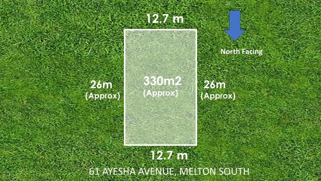 Melton South NORTH FACING 330m², ALLOTMENT- TITLED & READY TO BUILD!!