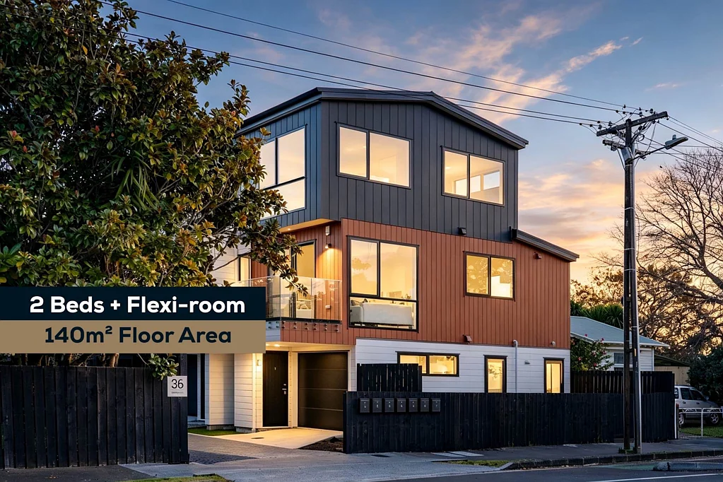 Waterview 3房  2 Beds + Flexi Room