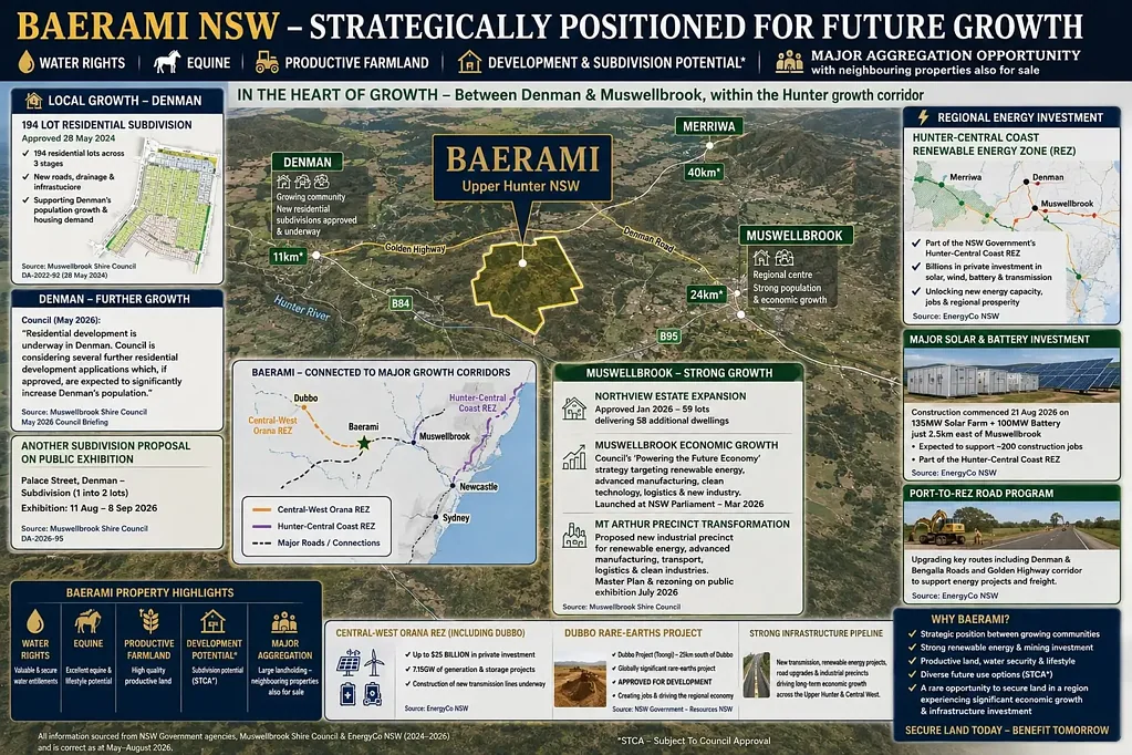 Baerami 220-Acre Hunter Valley Estate | Riverfront, Equestrian & Development Potential -