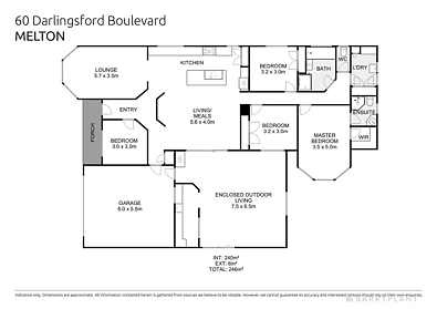60 Darlingsford Boulevarde, Melton, VIC 3337, 4 રૂમ, 2 બાથરૂમ, House