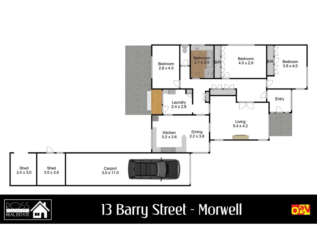 Morwell 3 Bedroom Nice 3 bedders with close by amenities
