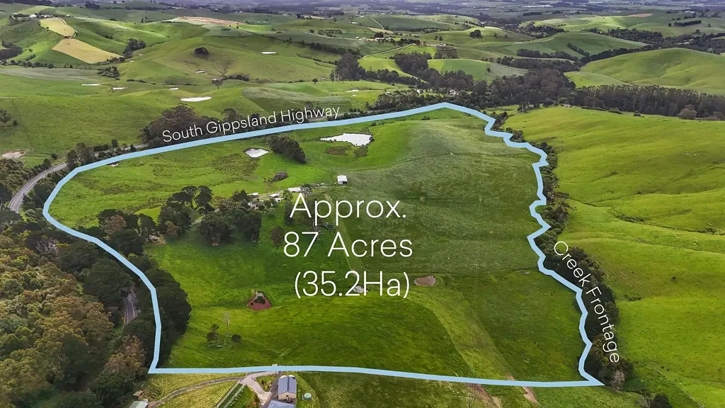 Stony Creek  The Brief: “Grassy Spur Farm” – 87 Acres Approx. (35.2Ha) of Opportunity