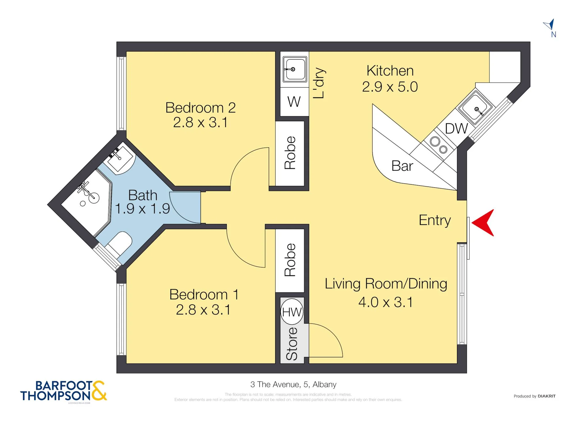 Albany 2 Bedroom ALBANY SANCTUARY 2 Bed Gem