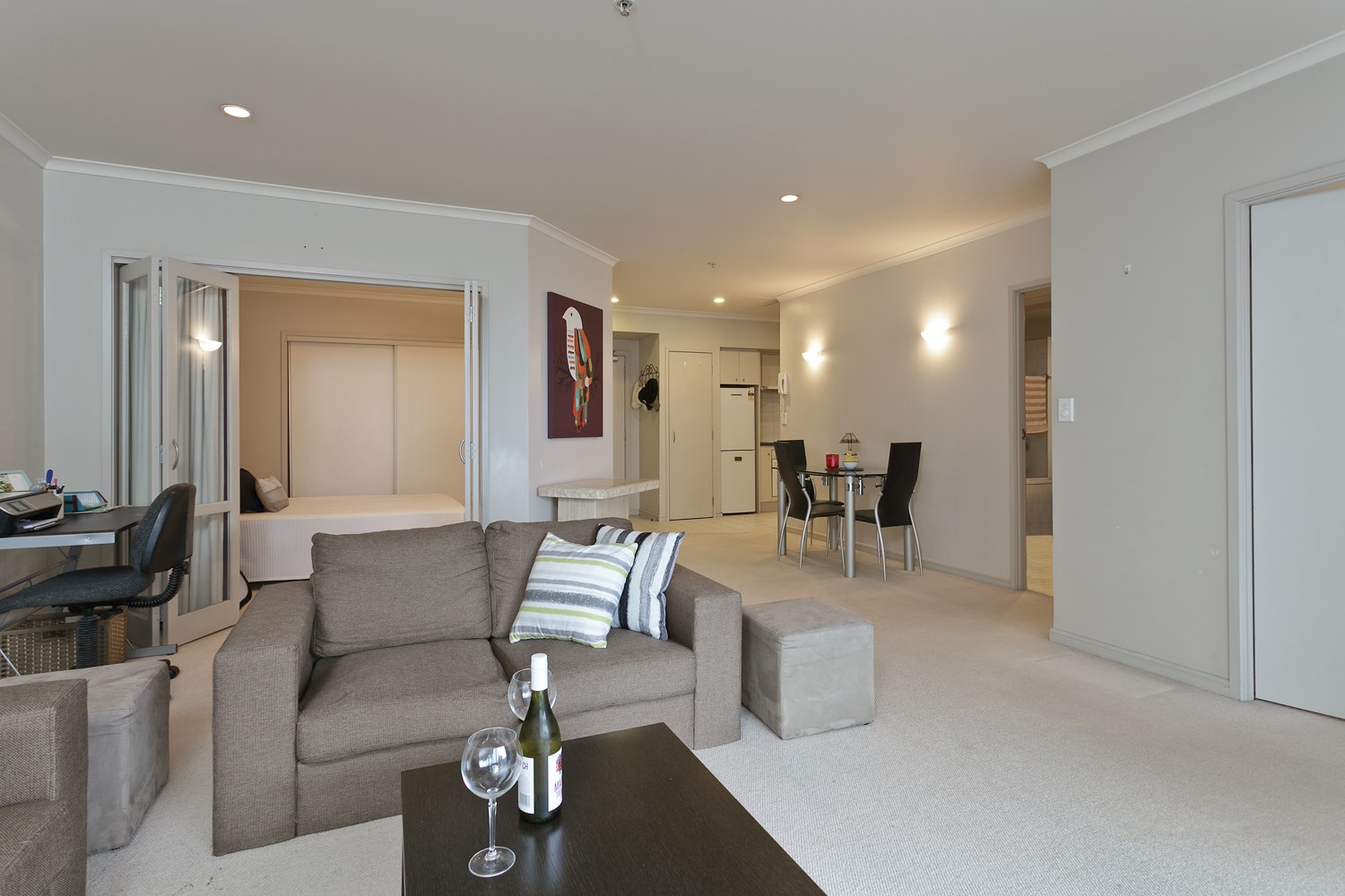 8c/1 Emily Place, Auckland Central, Auckland, 2 Bedrooms, 1 Bathrooms