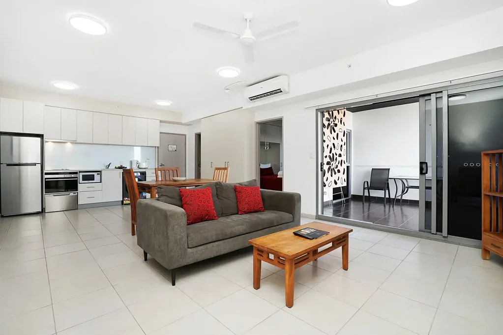 Darwin City 1બેડરૂમ Stylish Inner-City Apartment Offering Water Views