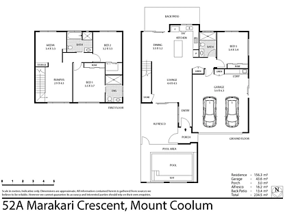 52A Marakari Crescent, Mount Coolum, QLD 4573, 3 Kuwarto, 3 Banyo, House