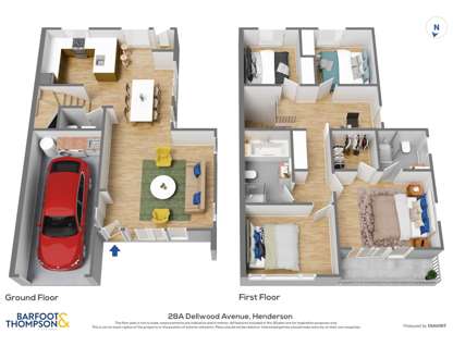 28A Dellwood Avenue, Henderson, Waitakere City, Auckland, 4房, 2浴, 城市屋
