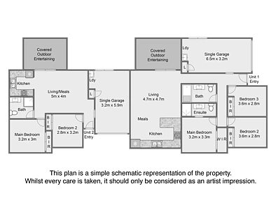 Plano ng Bahay - Address Withheld, Logan Reserve, QLD 4133
