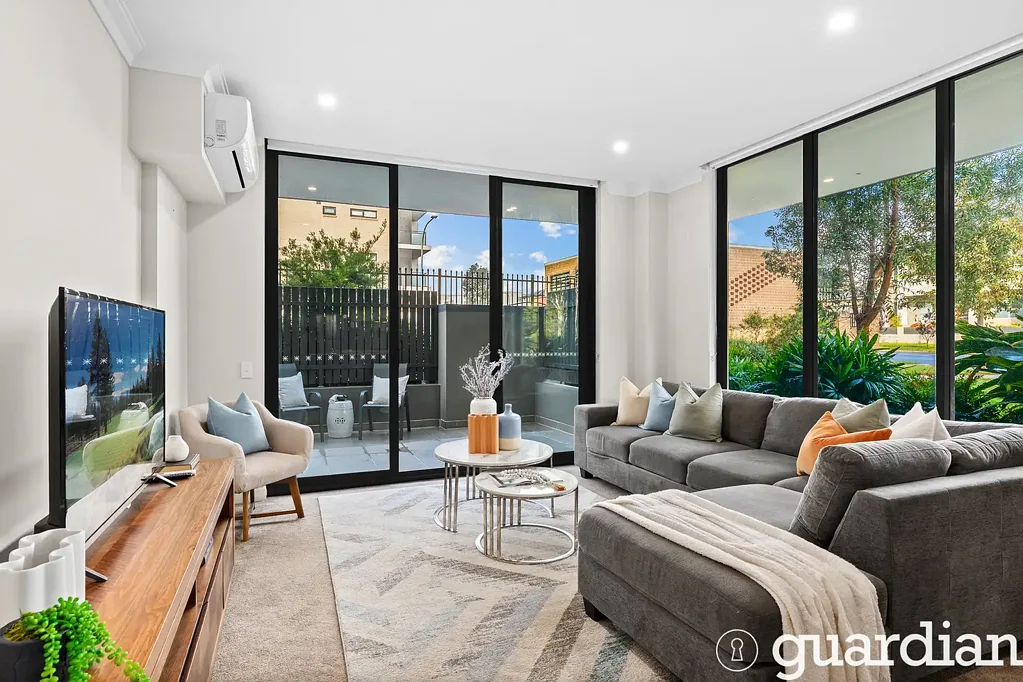Kellyville 1બેડરૂમ Stylish Ground-Floor Apartment in Prime Kellyville Location