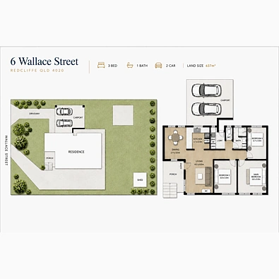 6 Wallace Street, Redcliffe, QLD 4020, 3 habitaciones, 1 baños, House