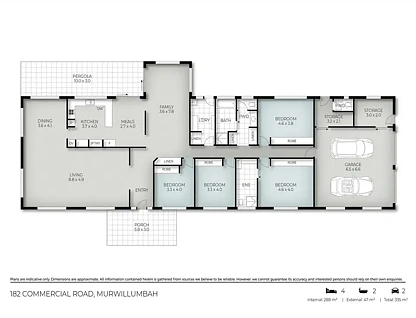 182 Commercial Road, Murwillumbah, North Coast, 4 침실, 2 욕실, House