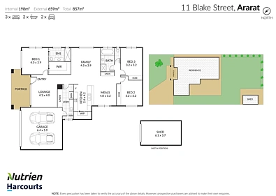 11 Blake Street, Ararat, VIC 3377, 3房, 2浴, House